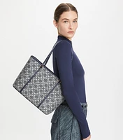 T Monogram Small Zip Tote