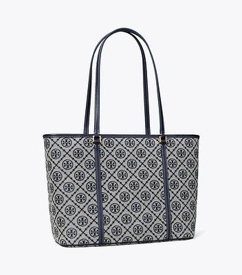 T Monogram Small Zip Tote