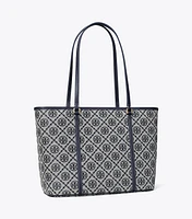 T Monogram Small Zip Tote