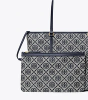 T Monogram Small Zip Tote