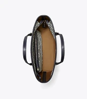 T Monogram Small Zip Tote