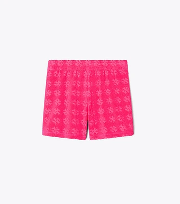 Terry Jacquard Logo Short