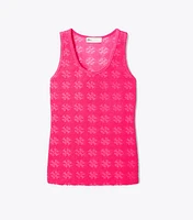 Terry Jacquard Tank Top