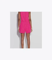 Terry Jacquard Tank Top