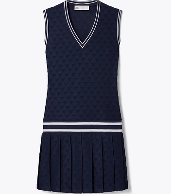 Terry Jacquard Tennis Dress