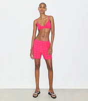 Terry Logo Bikini Top