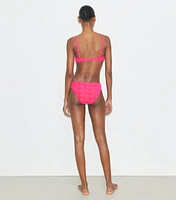 Terry Logo Bikini Top