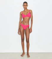 Terry Logo Bikini Top