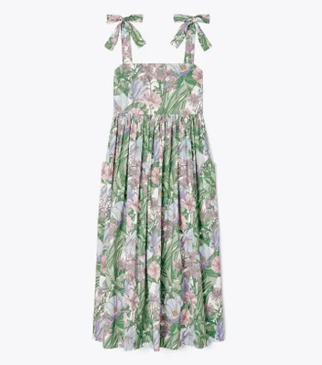 Tie-Shoulder Beach Dress