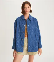 Topstitch Denim Jacket