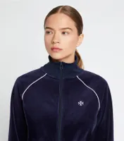 Velour Track Jacket