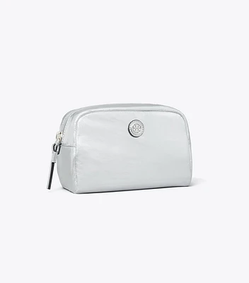 Virginia Metallic Curved Cosmetic Case