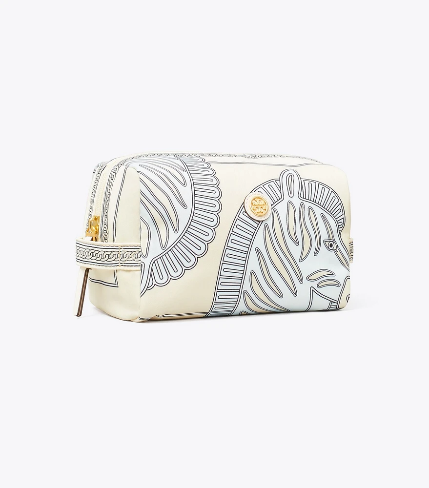 Virginia Printed Large Cosmetic Case