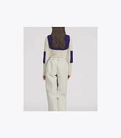 Wide-Leg Cotton Pants