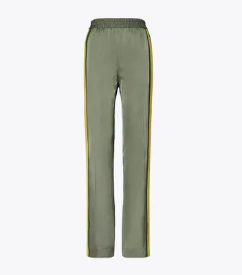 Wide-Leg Satin Pant