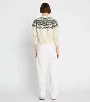 Wool Fair Isle cardigan