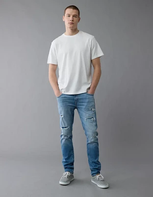Jean seconde peau à coupe athlétique rapiécé TENCEL™ AirFlex+ AE