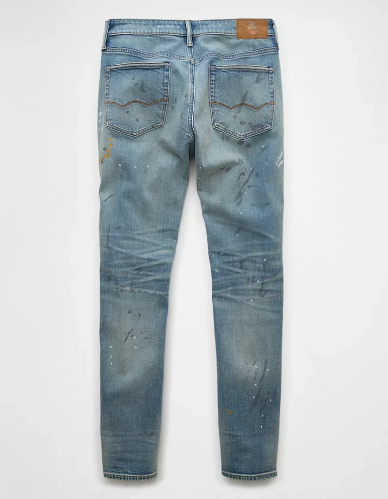 Jean moulant à coupe athlétique rapiécé AirFlex+ AE