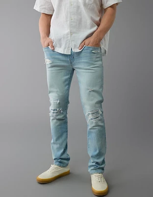 Jean ajusté rapiécé AirFlex+ AE