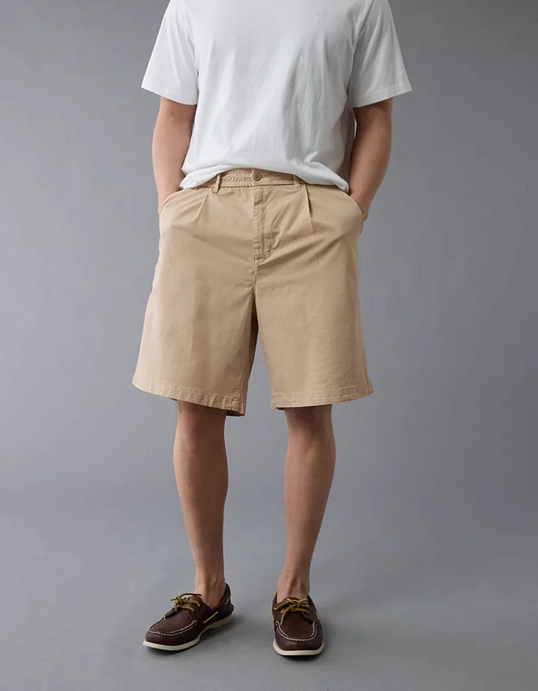 Short plissé à ceinture élastique lâche Flex AE