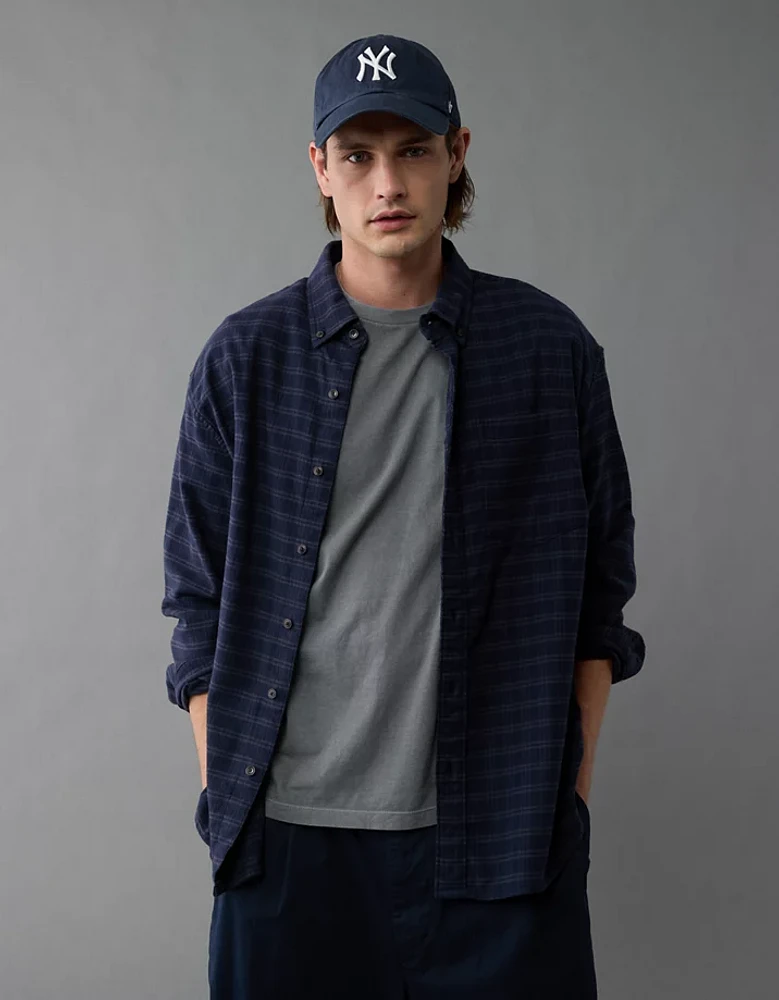 Chemise à carreaux en flanelle de tous les jours AE