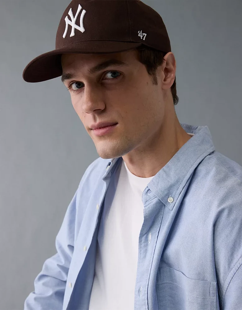 AE Everyday Relaxed Oxford Button-Up Shirt