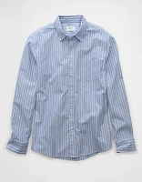 AE Everyday Oxford Striped Button-Up Shirt