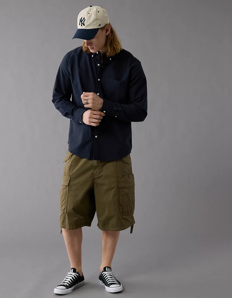 AE Everyday Classic Fit Oxford Button-Up Shirt