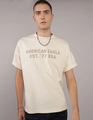 T-shirt graphique à logo AE