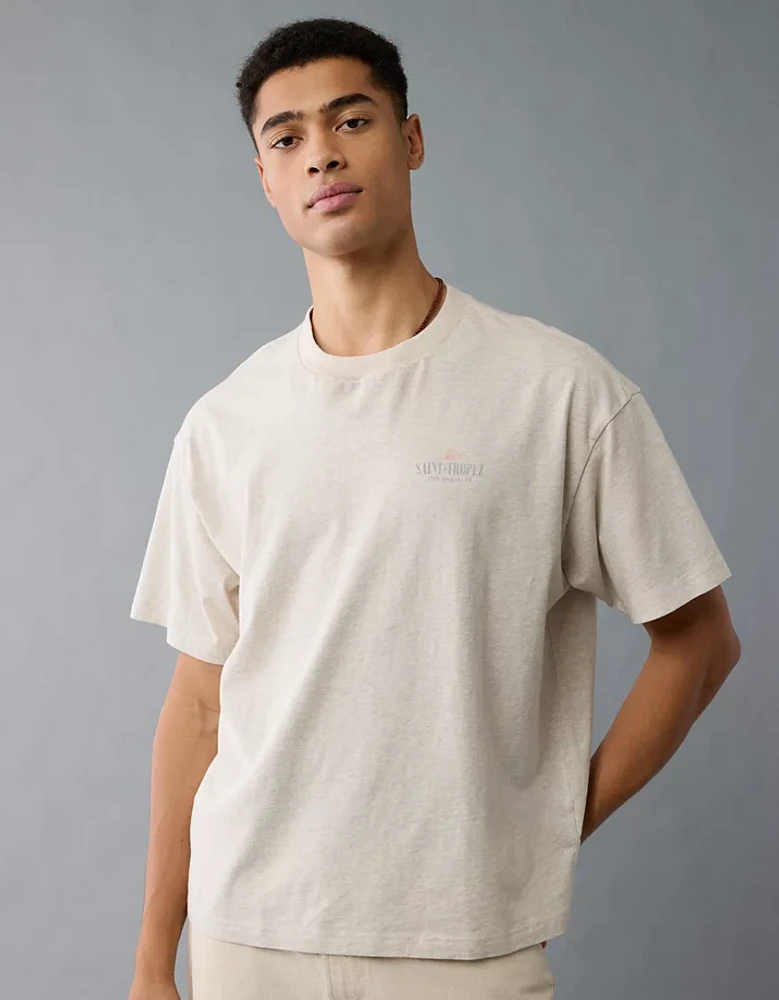 T-shirt droit à image Destination AE