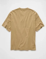 AE Laidback Luxe Heavyweight Oversized Logo Graphic T-Shirt
