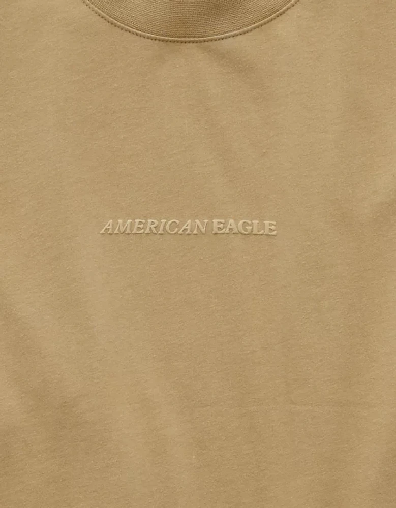 AE Laidback Luxe Heavyweight Oversized Logo Graphic T-Shirt
