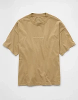 AE Laidback Luxe Heavyweight Oversized Logo Graphic T-Shirt