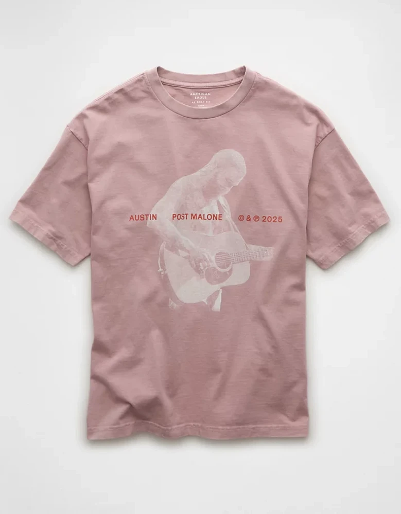 AE Boxy Post Malone Graphic T-Shirt