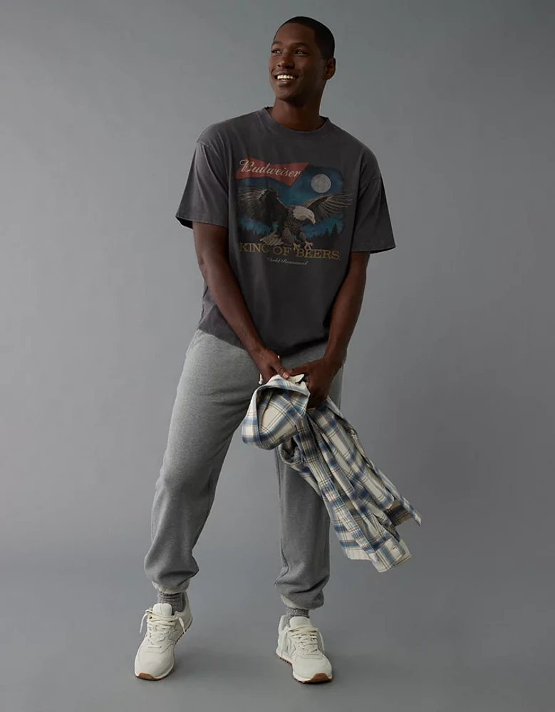 AE Boxy Budweiser Graphic T-Shirt