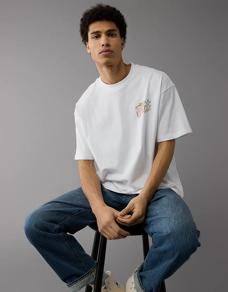 AE Boxy Miller High Life Graphic T-Shirt