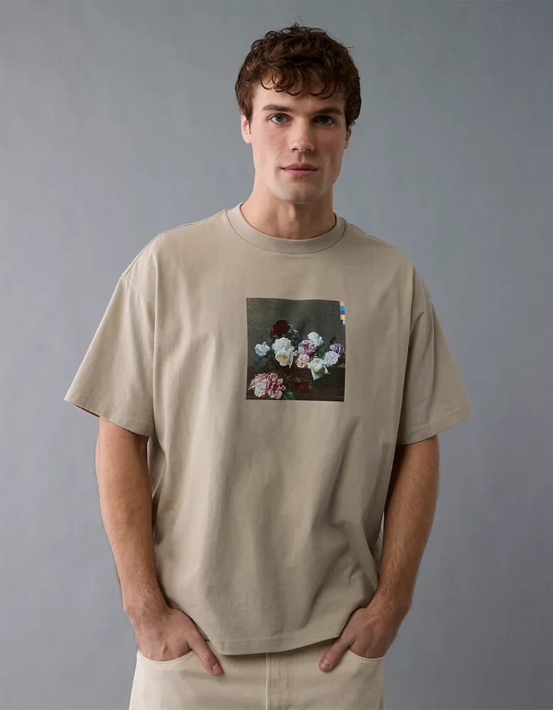 AE Boxy New Order Graphic T-Shirt