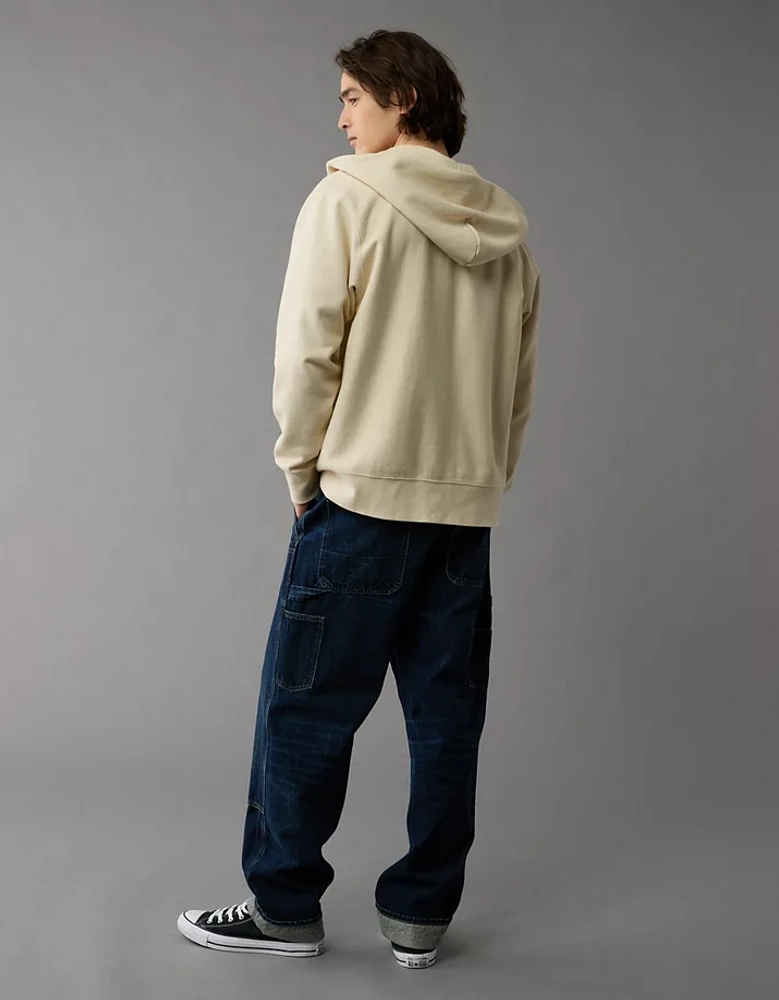 AE Laidback Luxe Heavyweight Button-Up Hoodie