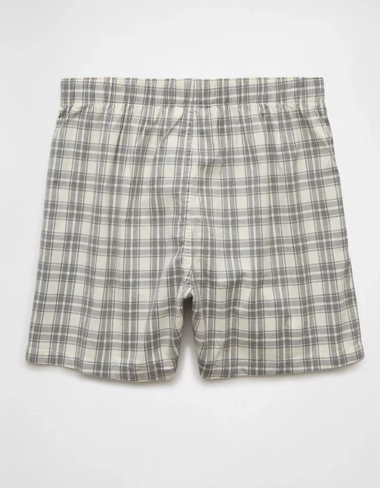 AEO Plaid Stretch Boxer Short
