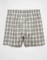 AEO Plaid Stretch Boxer Short