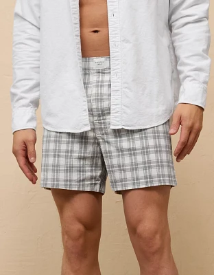AEO Plaid Stretch Boxer Short