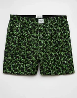 AEO Men's St. Patrick's Day Clovers Stretch Boxer Short