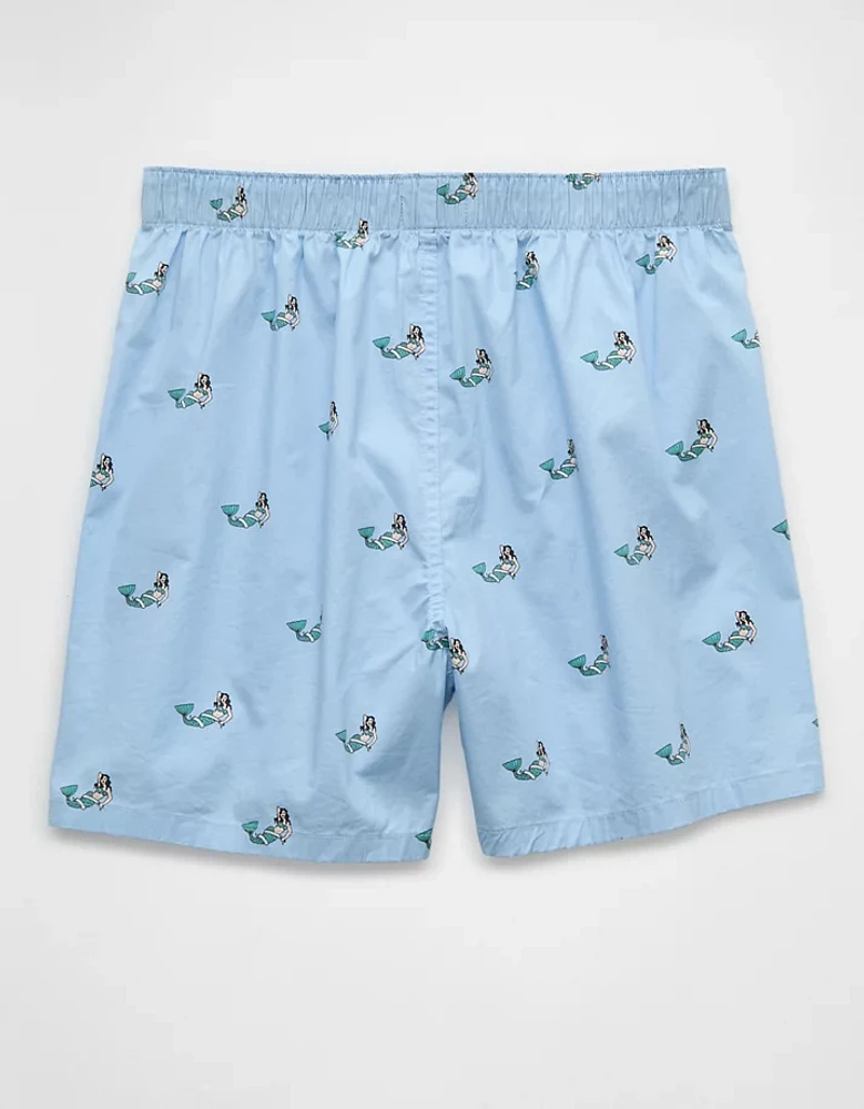 AEO Men's Tiny Mermaids Stretch Boxer Short