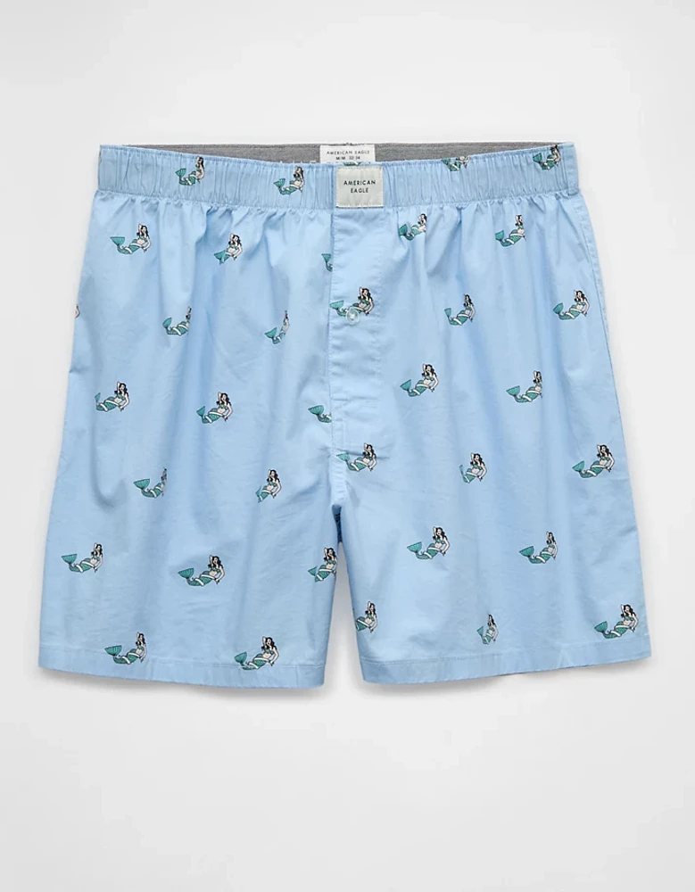AEO Men's Tiny Mermaids Stretch Boxer Short