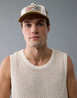 AE Miller Striped Trucker Hat