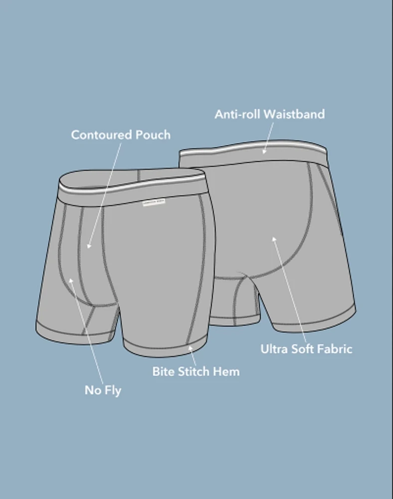 Lot de trois caleçons ultradoux pour hommes AEO