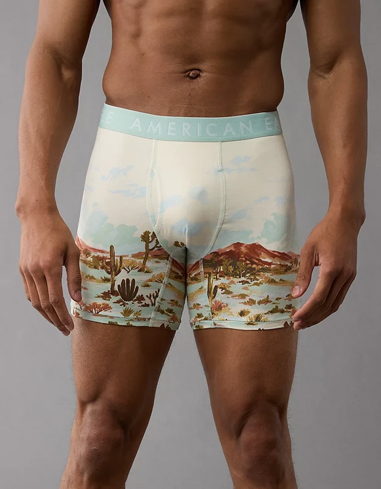 Caleçon boxeur ajusté classique de 6 po désert pour hommes AEO