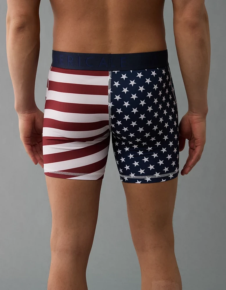 AEO Men's USA Stars & Stripes 6" Classic Boxer Brief