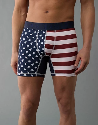 AEO Men's USA Stars & Stripes 6" Classic Boxer Brief
