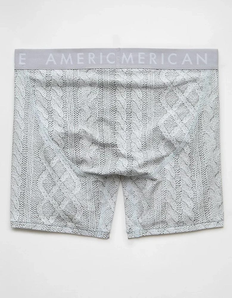 AEO Cable Knit Print 6" Classic Boxer Brief